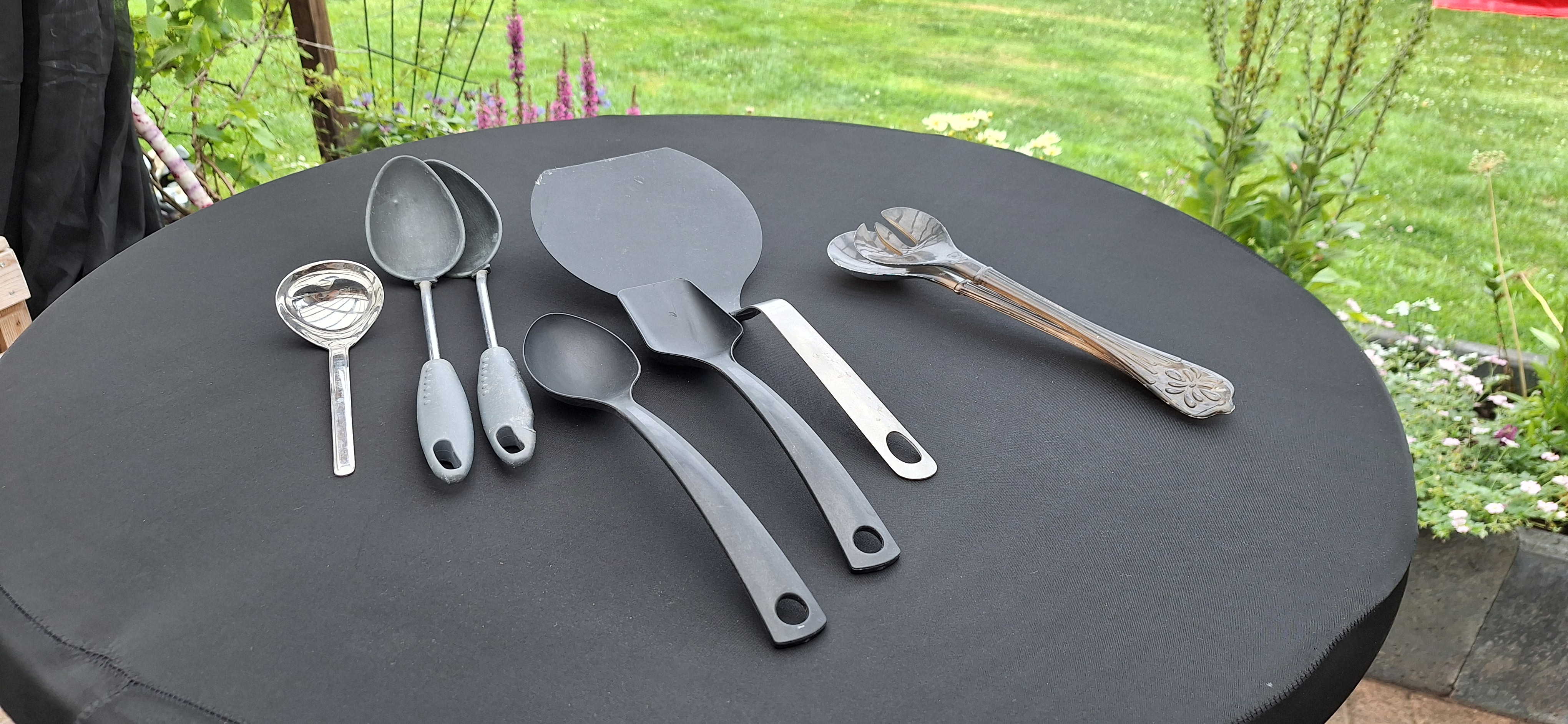 Diverse serveerlepels 